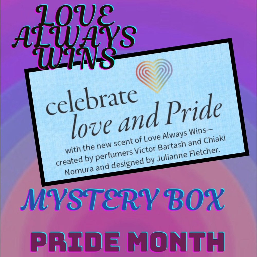 NEW:Mystery Box Pride Month BB&W Love Always Wins Full Size Set Includes 7 Items